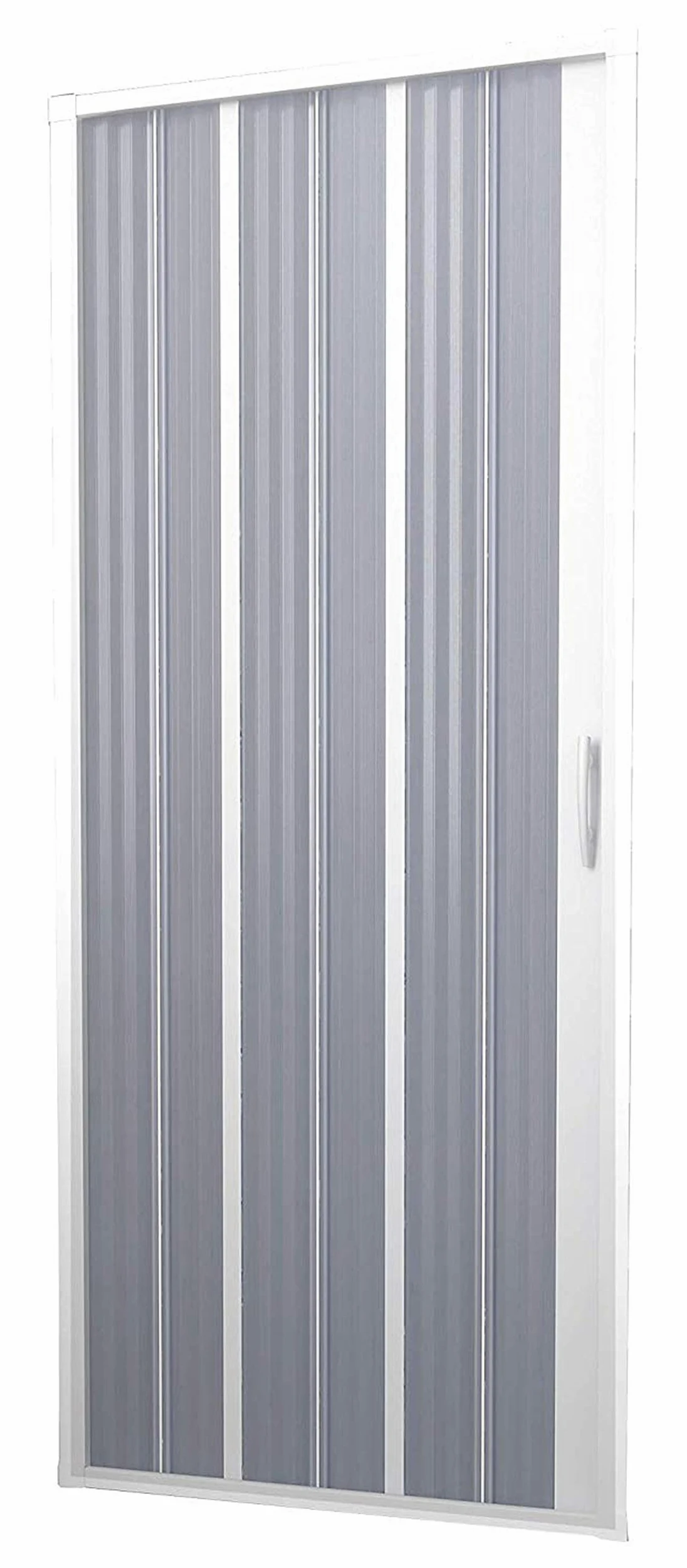 Forte: cabine de douche Flex à soufflet en PVC, anticalcaire, réductible, résistant aux chocs, kit complet, 80L x 185H, blanc