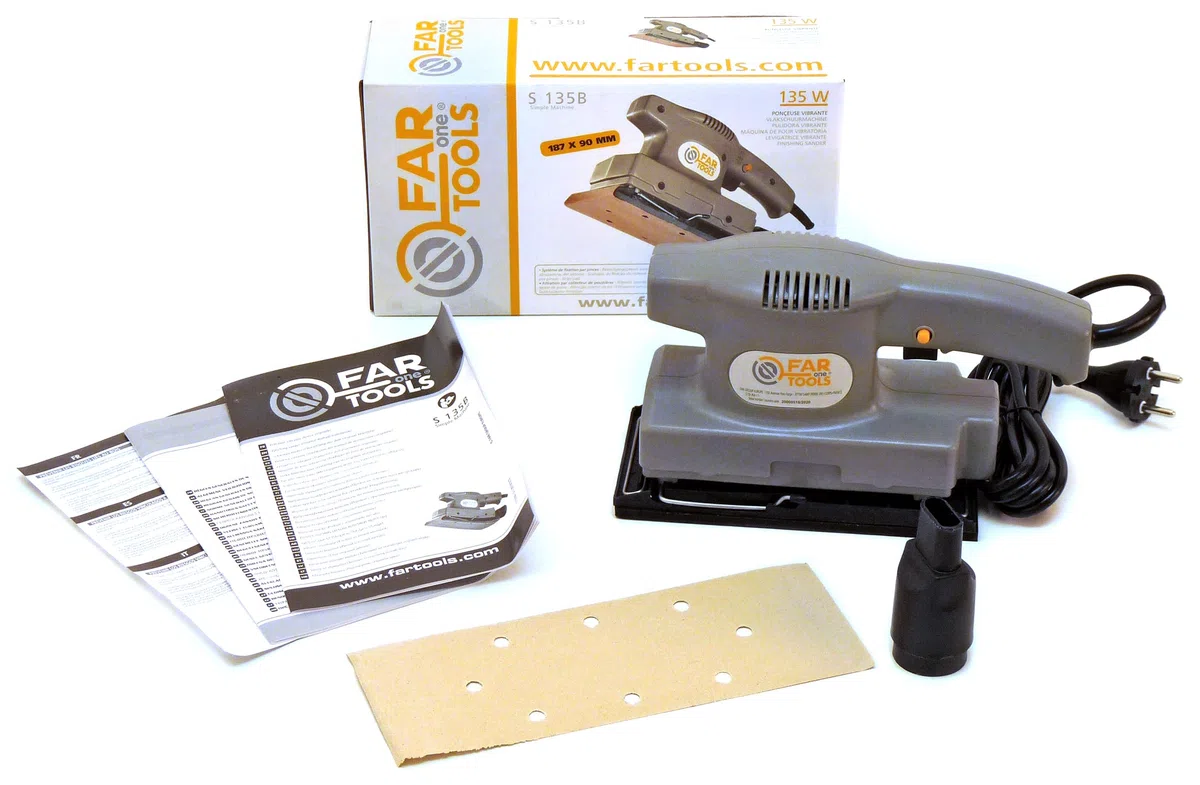 Fartools Ponceuse Vibrante 135W 90x187mm