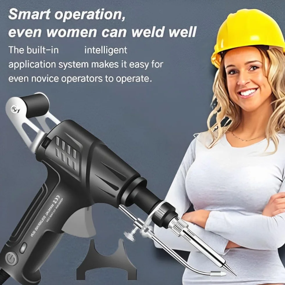 Poste à souder laser portable 3 en 1 1 500 W, machine à souder laser 4 en 1, pistolet laser avec alimentation automatique du fil pour souder, dérouiller et couper pour métal, appareil de soudage laser