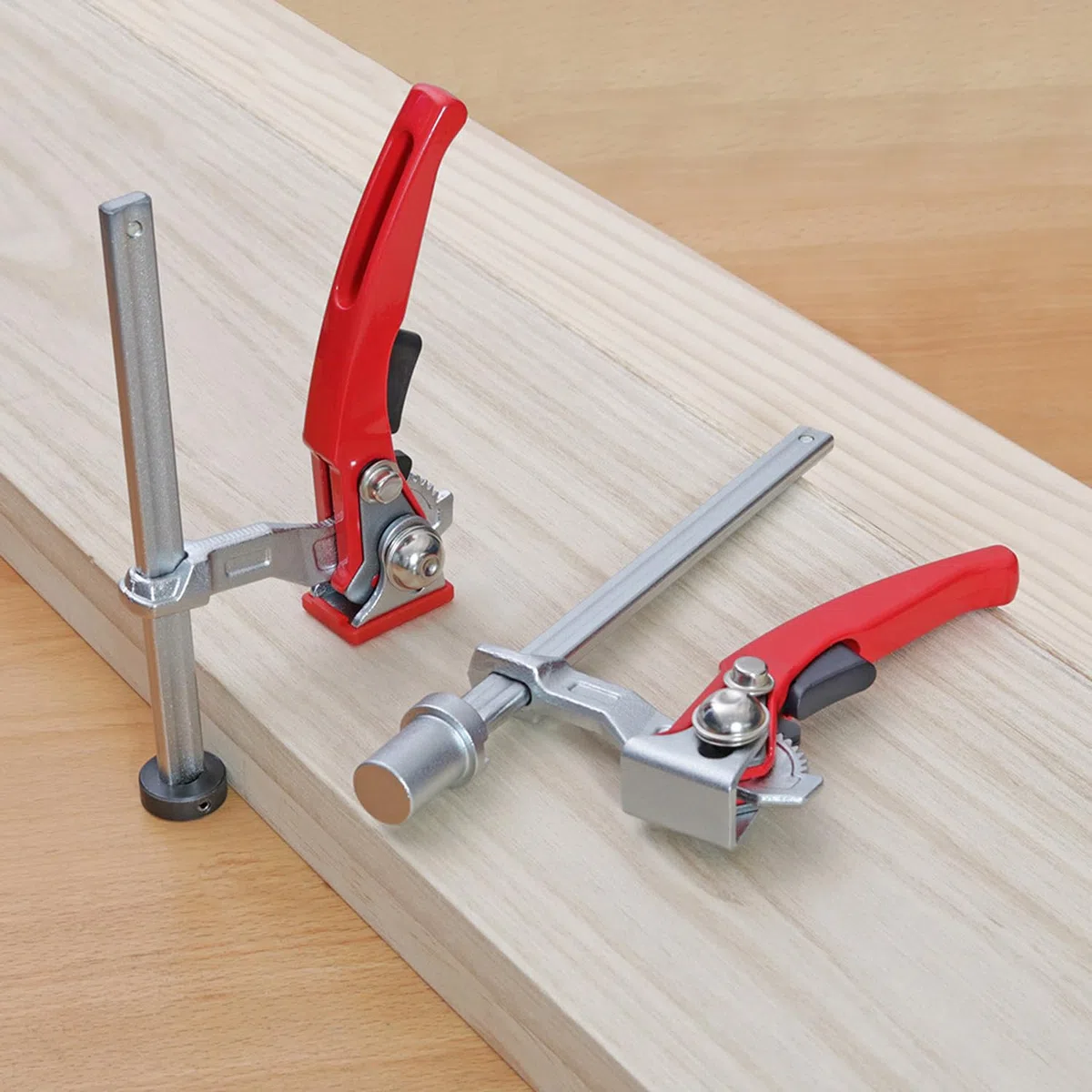 2 Pièces Presseur 20mm, Elément de Serrage pour Tables Multifonctions, Presse à Serrage Rapide, TOOSOAR Support de Presse de Table pour le Travail du Bois