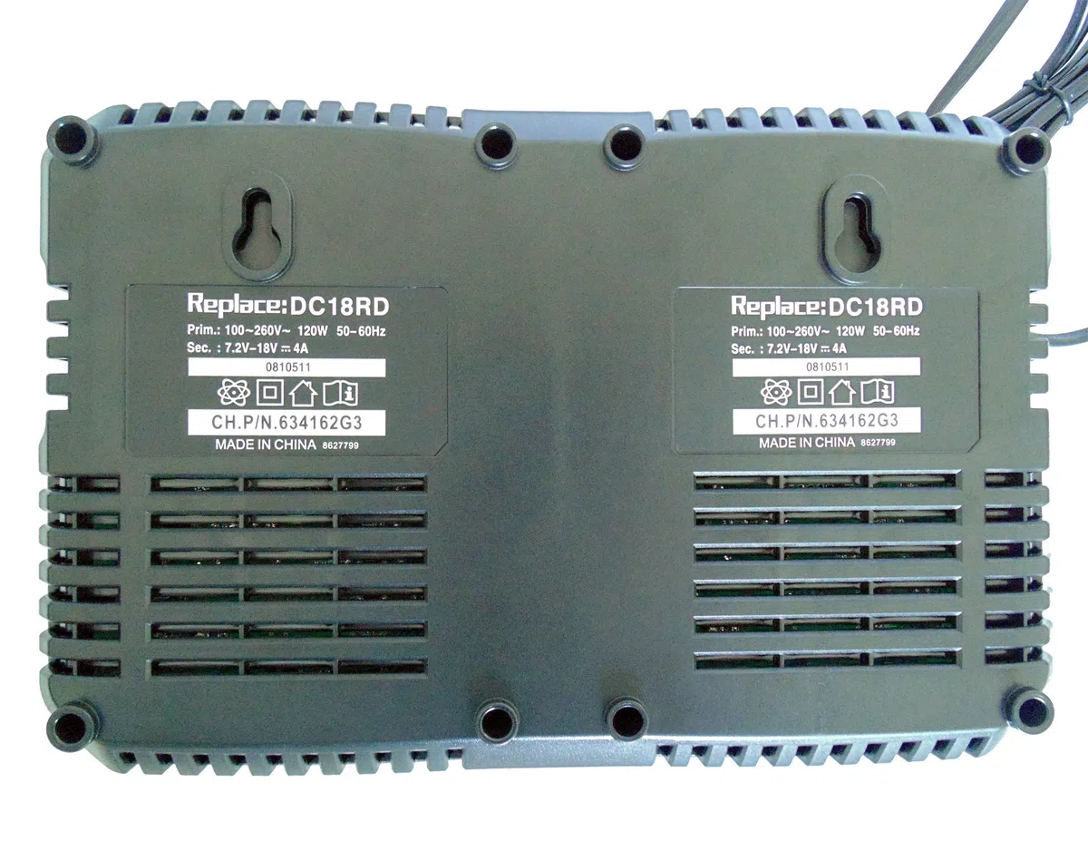 Remplacer Chargeur Rapide Double pour 2 Batteries pour Makita DC18RD 14.4 V - 18 V DC18RA DC18RC pour Makita Batteries 14,4 V-18 V BL1830 BL1430 BL1815 BL1415 BL1840 BL1850 BL1440 BL1450