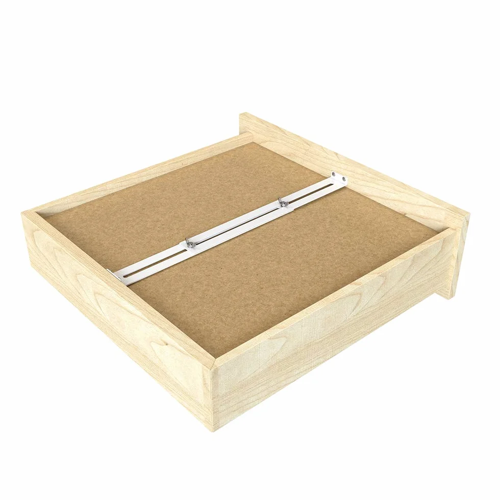 FRMSAET Kit de réparation de tiroir - Utilisé pour renforcer et réparer les tiroirs en bois/MDF/aggloméré Quincaillerie de renfort d'armoire Accessoires de meubles Supports. (Paquet de 4)
