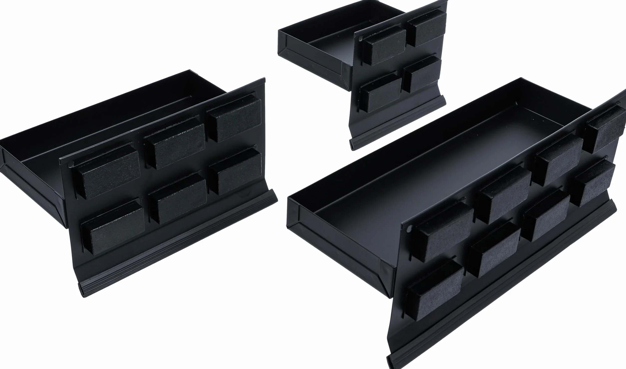 BGS 67150 | Jeu de tablettes magnétiques | 150/210 / 310 mm | 3 pièces