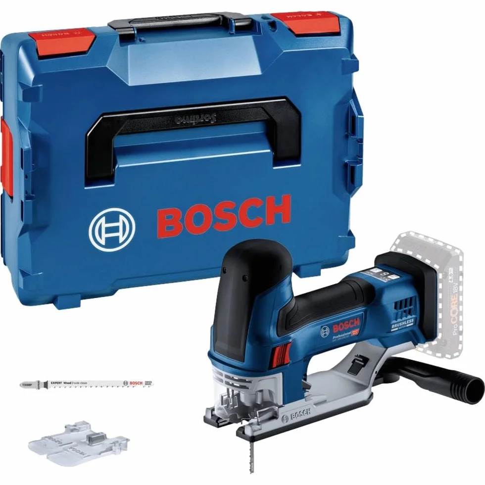 Bosch Professional 18V System scie sauteuse sans-fil GST 18V-155 SC (avec poignée champignon, L-BOXX)