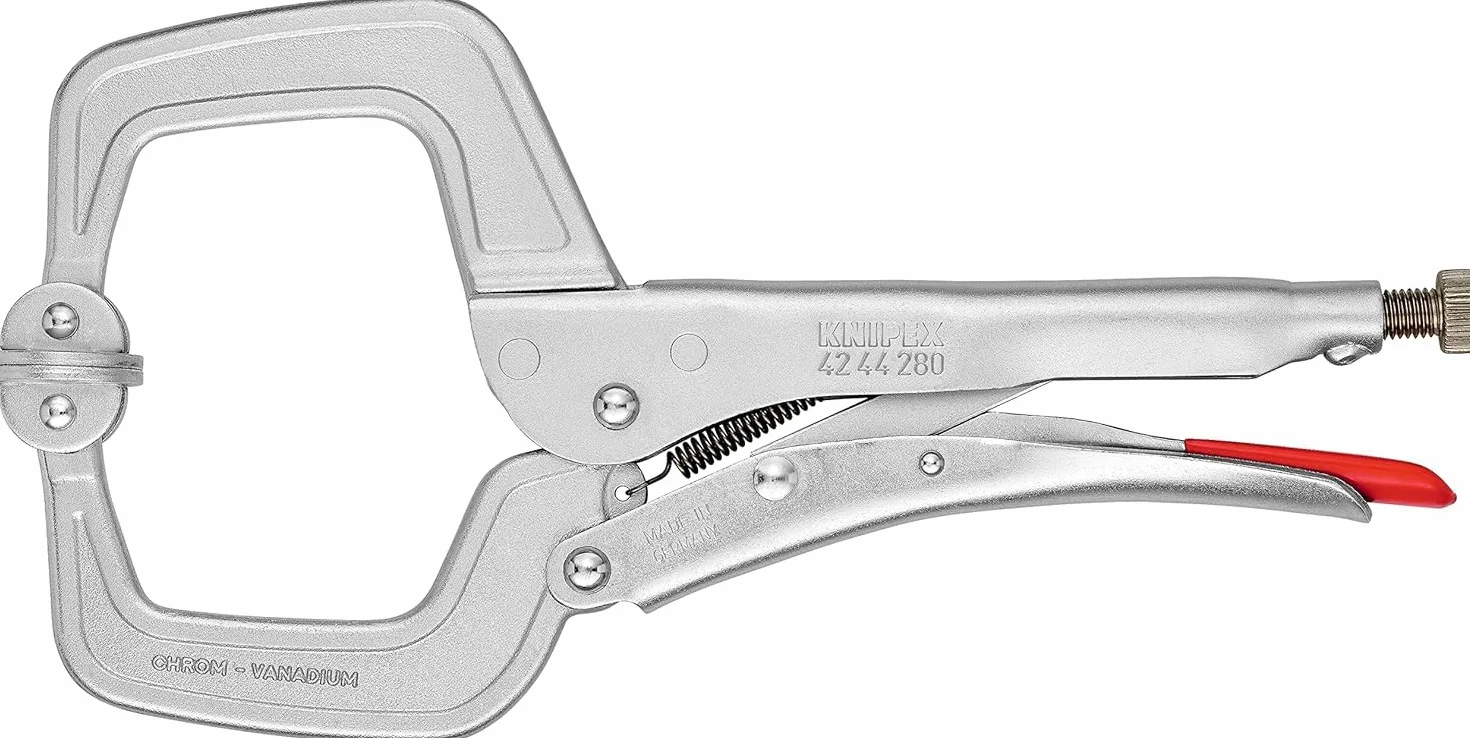 Knipex Pince-étau à souder zinguée 280 mm, 42 44 280