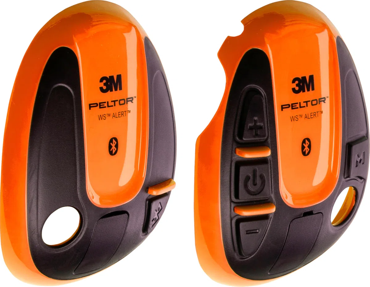 PELTOR Housses 3M PELTOR pour Casques WS Alert, Orange, 1 Paire (Gauche + Droite), 210300-664-OR/1