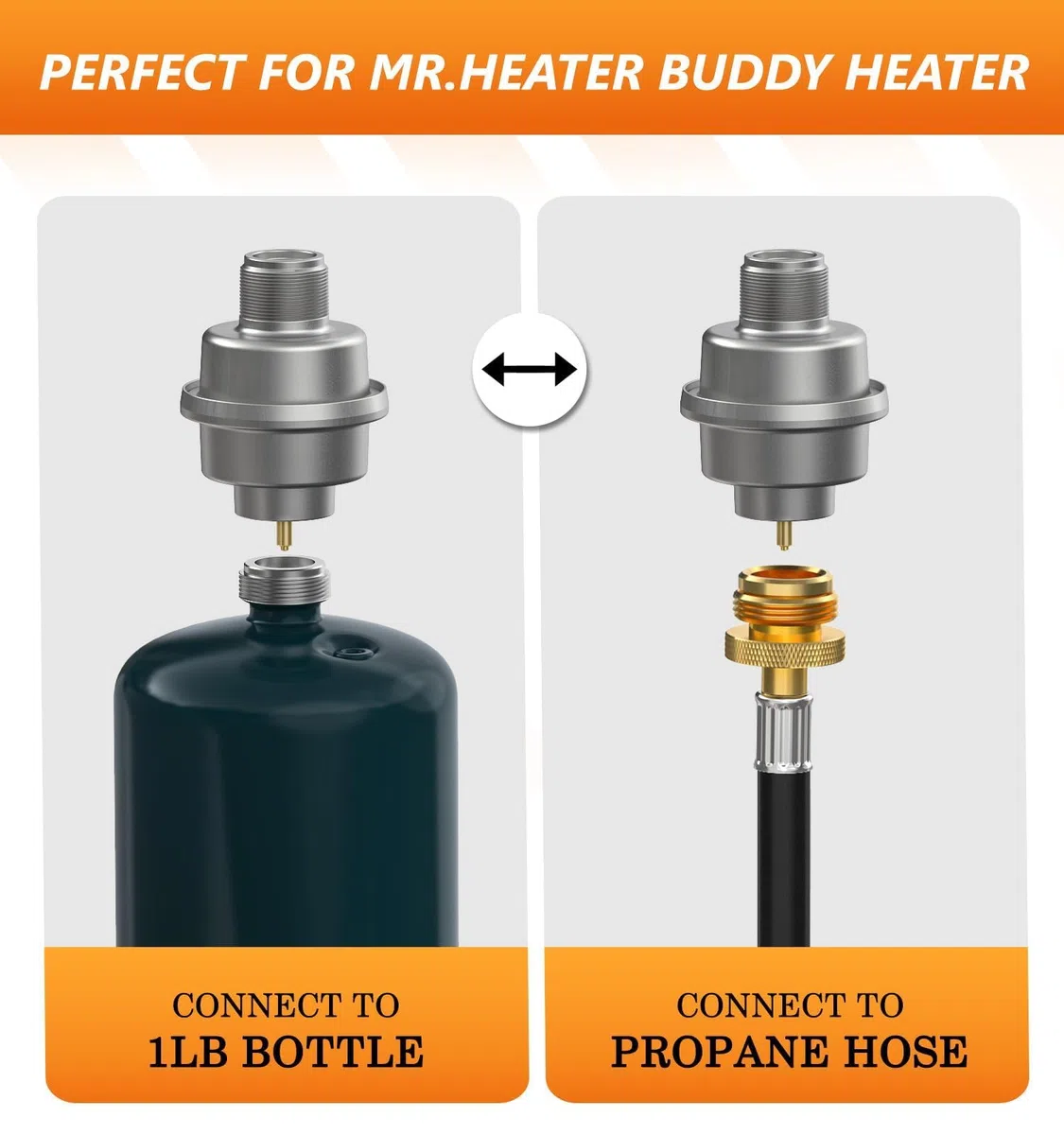 NUPICK Filtre à carburant propane F273699 de rechange, filtre à propane pour Mr. Heater Buddy, Big Buddy, chauffage portable, noyau de filtre en alliage de zinc et laiton durable, filtre les impuretés