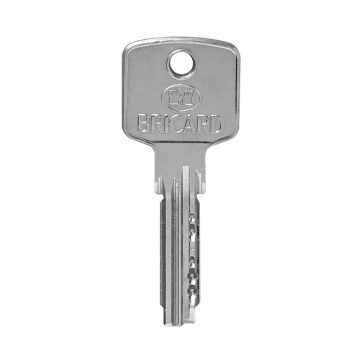 Bricard CYLINDRE A6, 30+30, NON DEBRAYABLE fourni avec 5 Clés, anti perçage et crochetage. Garantie 10 ans