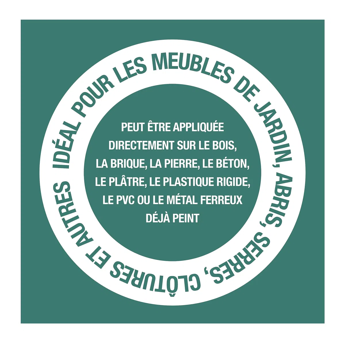 Rust-Oleum Rouge Peinture Résistante à l'humidité pour Jardins, Finition Mate - Rouge Brique 750ml