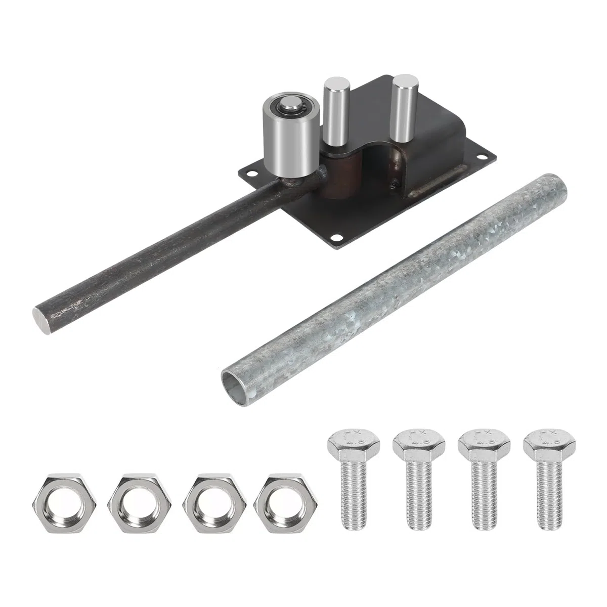 Cintreuse de tubes en acier, diamètre flexible 4 à 14 mm, cintreuse d'armature manuelle avec poignée, cintreuse en métal, outil de cintrage pour barres d'armature, outil de pliage pour bricolage et