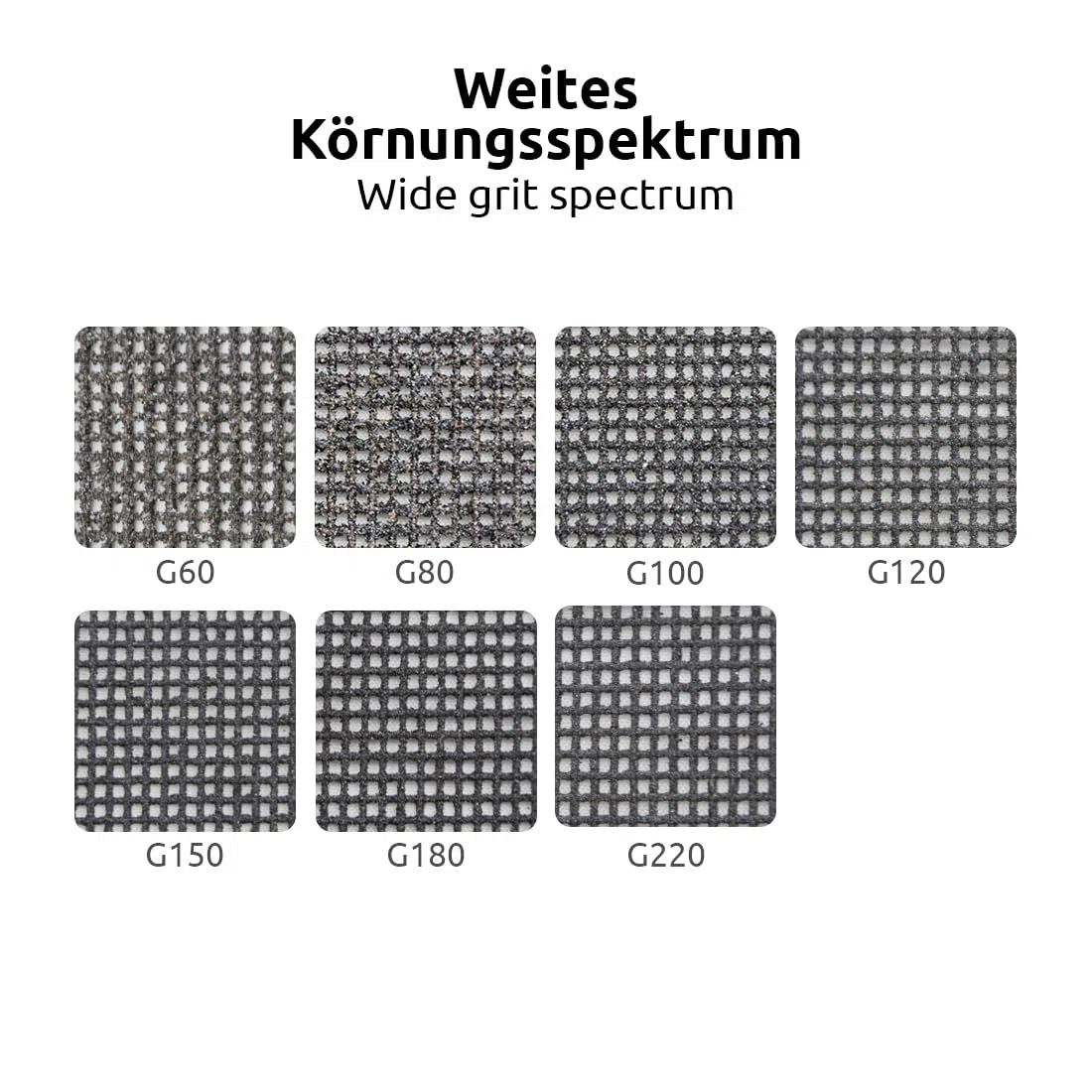Spider Grilles abrasives, 406 mm, p. Monobrosses, Carbure de silicium (Lot de 20) G220