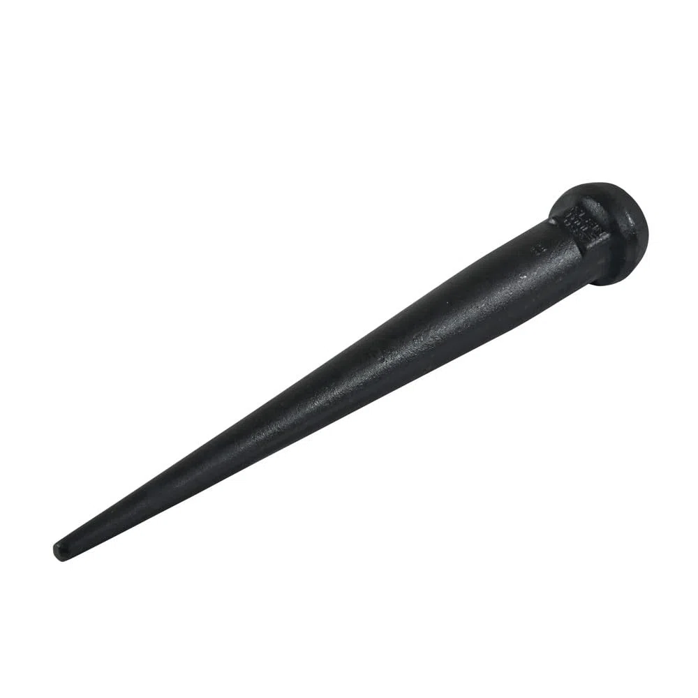 Klein Tools 3256 | Frappe goupille tête large 27 mm | Acier allié trempé | Tête antiglissement | Profil effilé | Épaulements carrés | Finition noire | Fabriquée aux États Unis