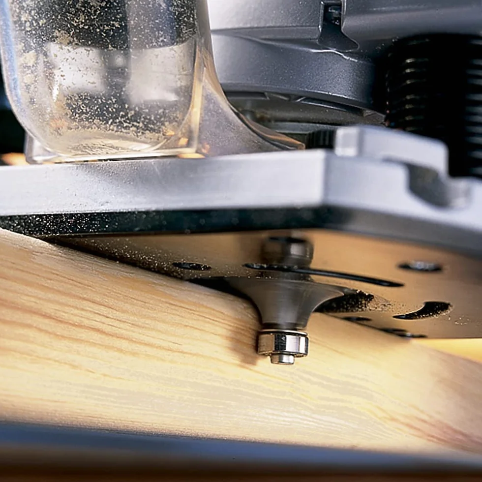 Bosch 1x Fraise à rainurer droite PRO, deux goujures (pour Bois résineux, Bois dur, Ø 18 mm, Professional Accessoire Défonceuse manuelle, Fraise à araser)