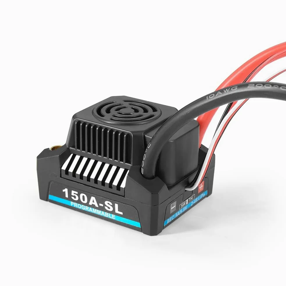 ContrôLeur de Vitesse éLectronique Sans Balais 150A (ESC) pour Voiture pour PièCes de Voiture 1/8 RC