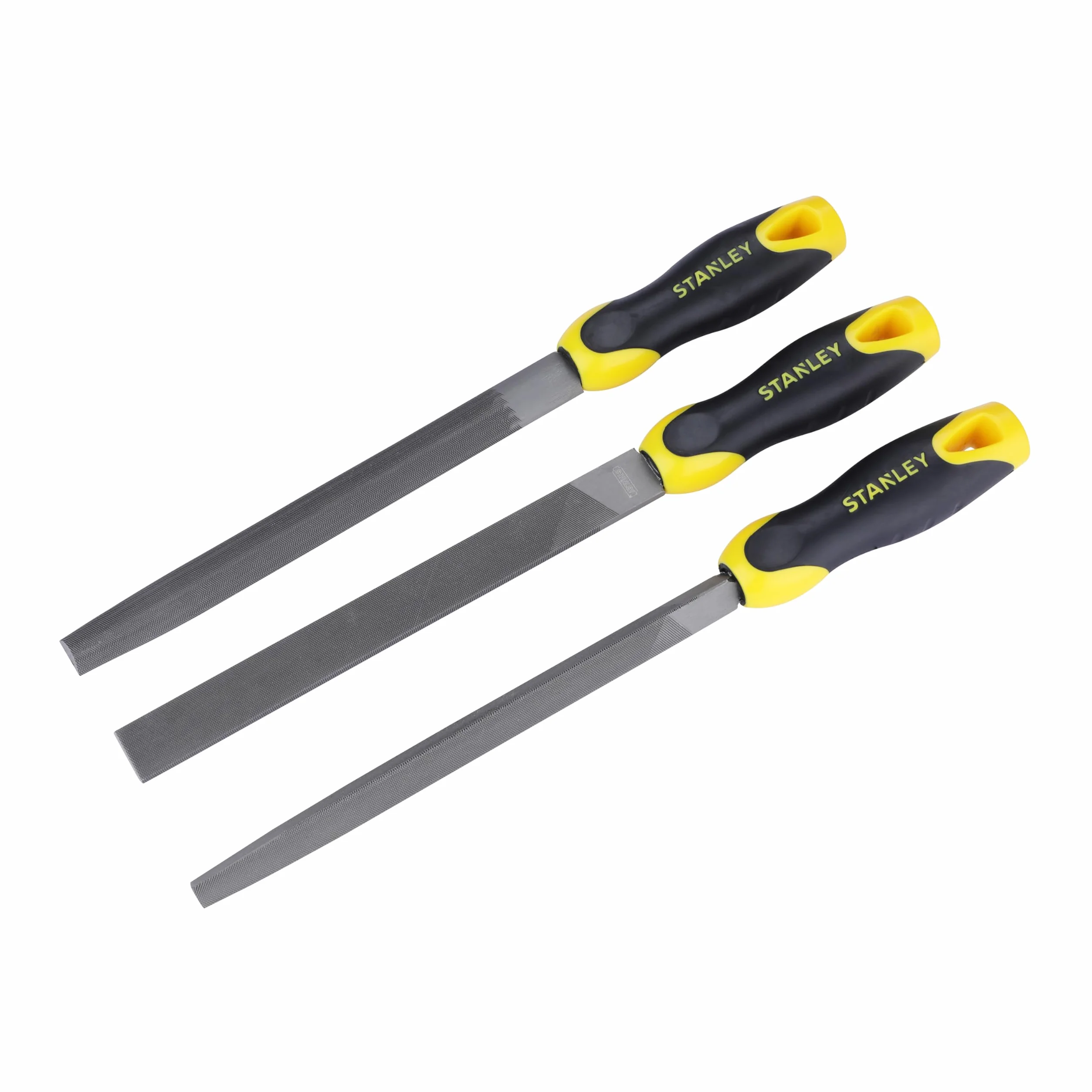 STANLEY 022464 File Set includes 1/2 Round/Flat/ 3 Square (3 Pieces)