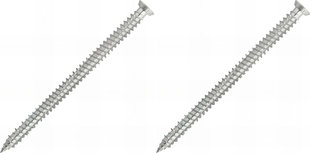 Vis béton tête fraisée 7.5 x 182 mm SCELL IT Boîte de 50, Fixation directe dans le matériau support plein, Montage traversant sans tension (Lot de 2)