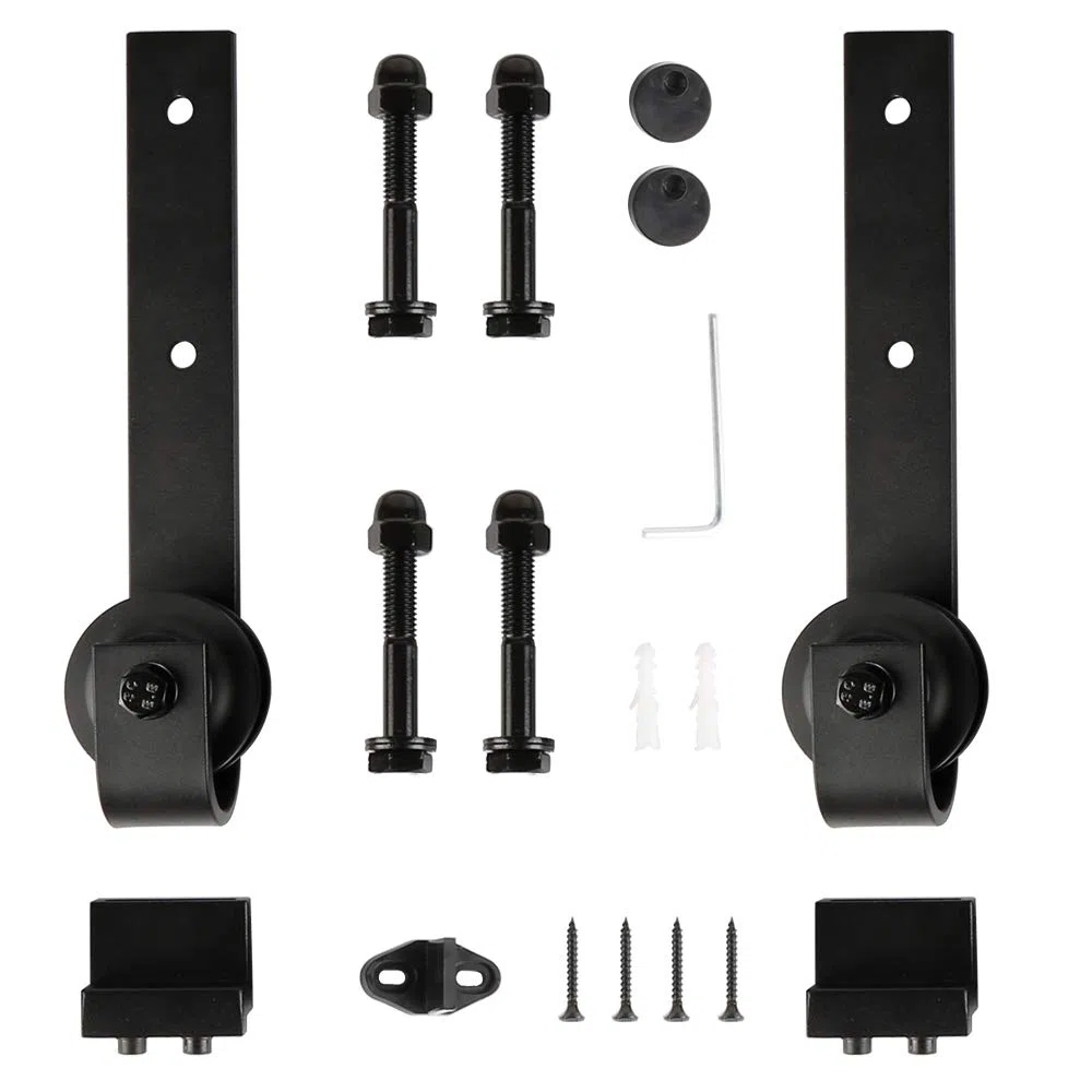 Roulette Porte Coulissante, Accessoires pour Portes Coulissantes, Noir (Roulette kit seulement)