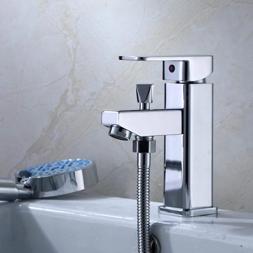 robinet lavabo robinets de cuisine de lavabos Robinet Évier robinet salle bain monotrou robinet eau chaude et froide lavabo salle de bain avec douche mitigeur multifonctionnel