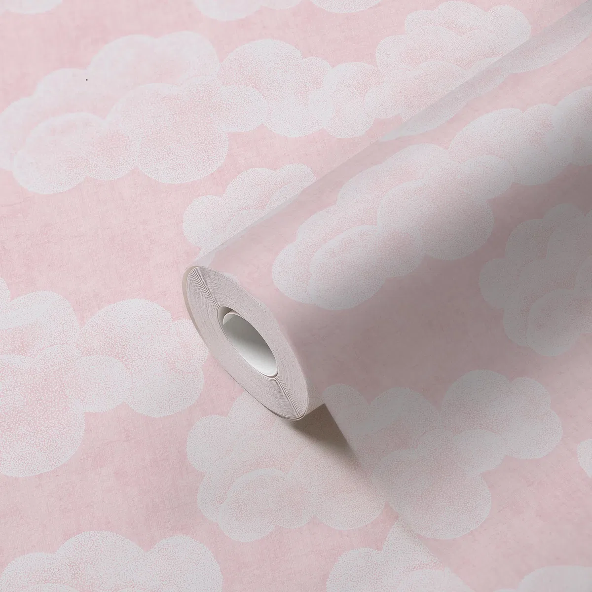 A.S. Création papier peint intissé à motif pour enfants en rosé, blanc – papier peint nuages 10,05 x 0,53 m – 771432