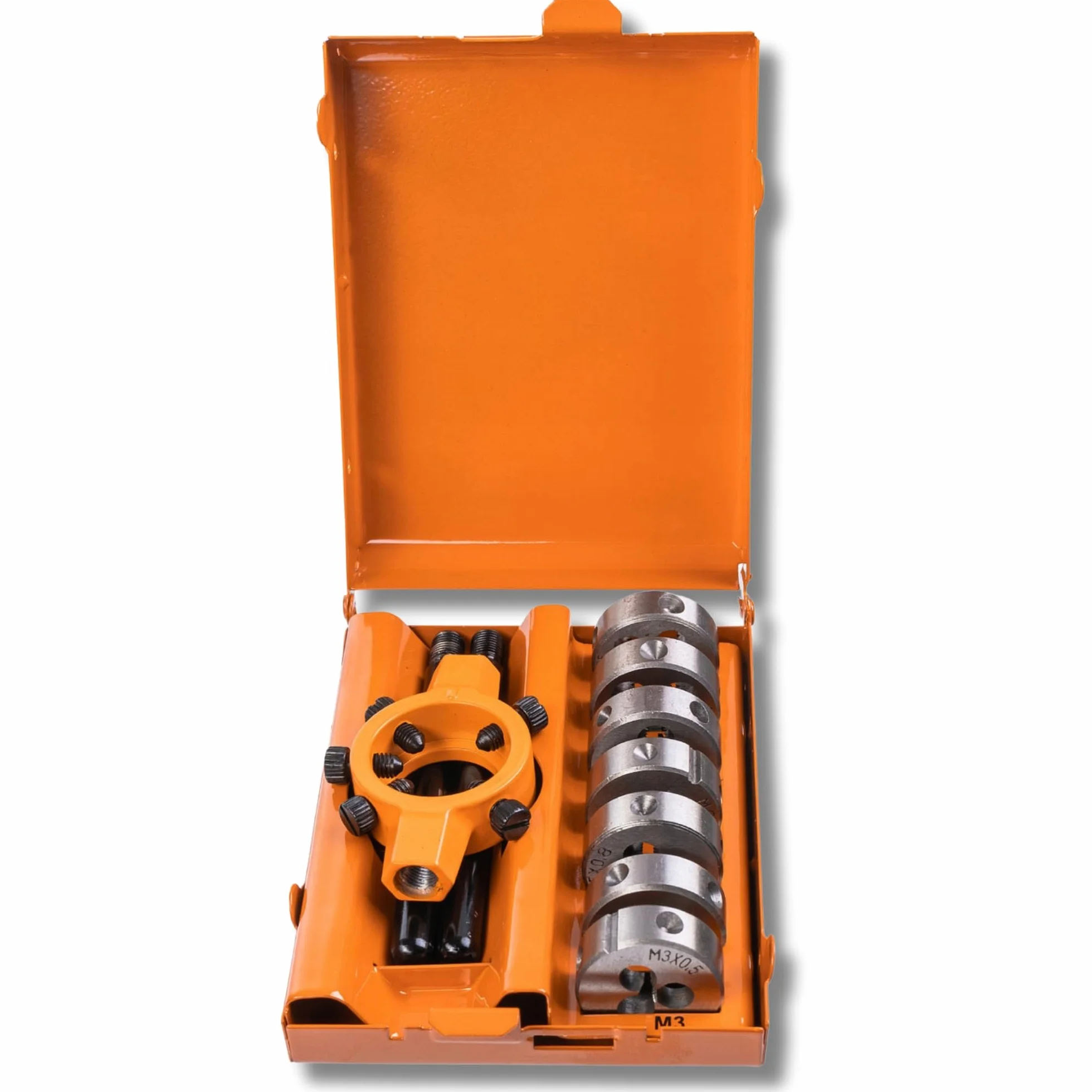 Lot de 8 tarauds DIN223 - Filetage M3-M12