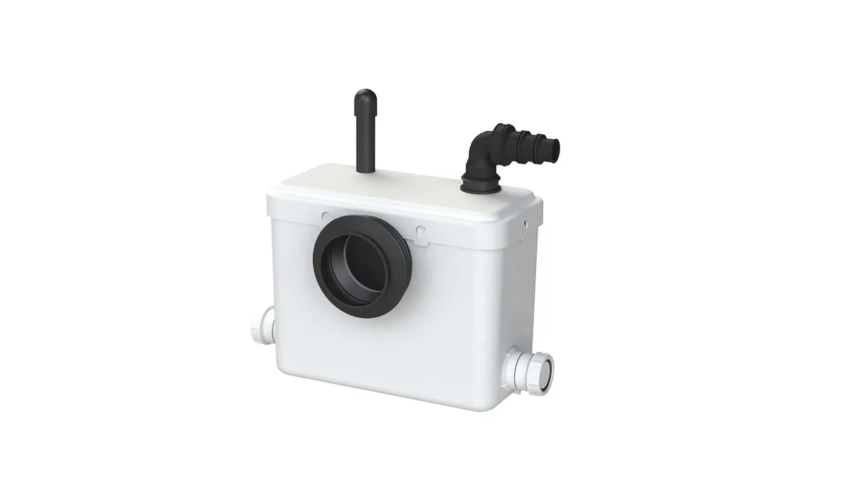 3 - Broyeur WC Adaptable avec Connexions pour Douche, Lavabo et Bidet, Installation Facile, Relevage 3m Vertical, 30m Horizontal, 400W, Fabrication Française, Garantie 3 Ans
