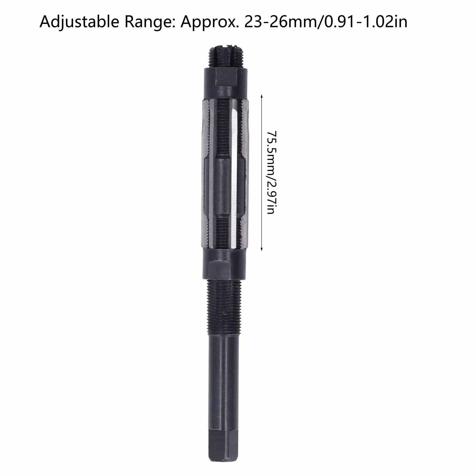 Alésoir Réglable 9SiCr Outil de Fraise à Main pour Alliage D'aluminium Tige Universelle 23-26mm Alésoir à Main Alésoir Réglable pour Acier Die Acier Fonte Cuivre