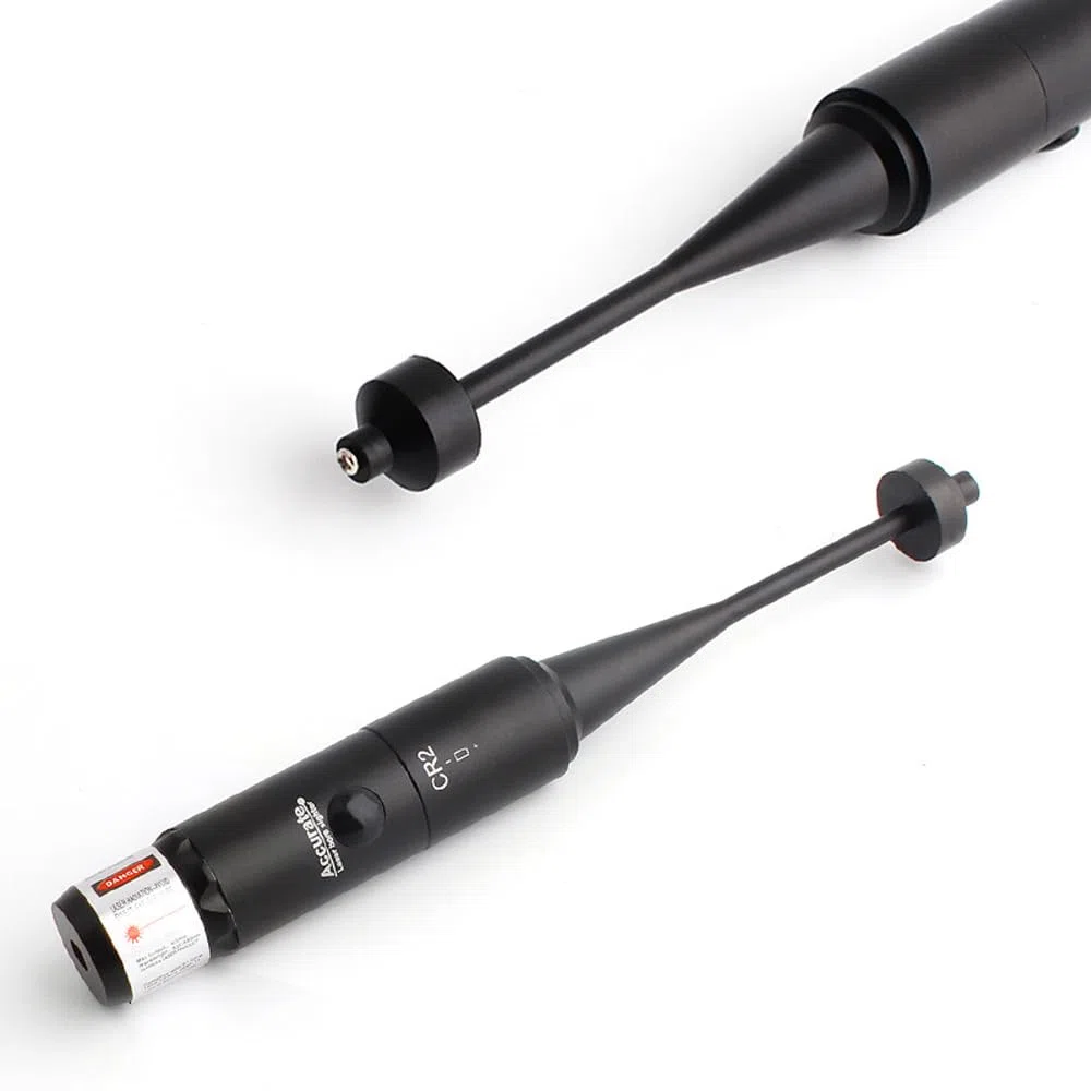 Calibreur Laser Weytoll en Alliage d'Aluminium Calibreur Sans Tour Laser Calibreur avec Adaptateur Réglable à 8 Trous pour Calibres de 0,177 à 0,50
