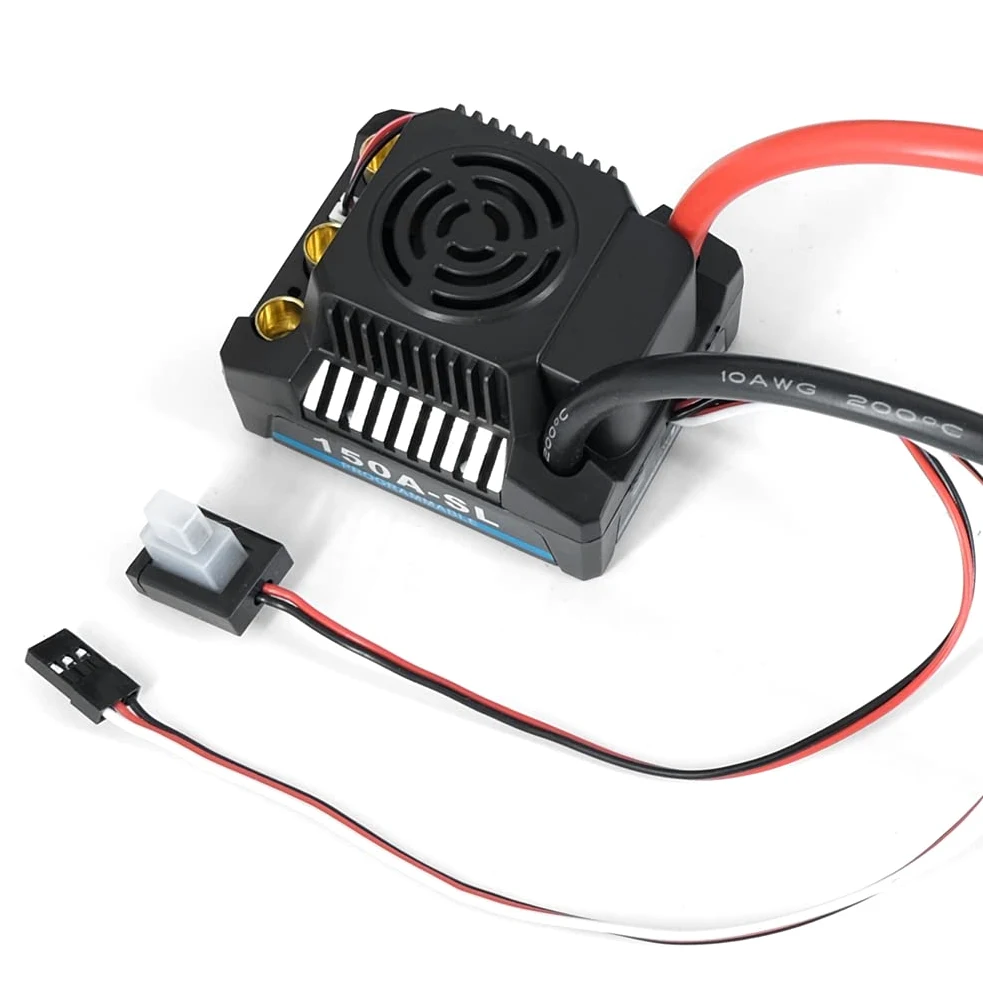 ContrôLeur de Vitesse éLectronique Sans Balais 150A (ESC) pour Voiture pour PièCes de Voiture 1/8 RC