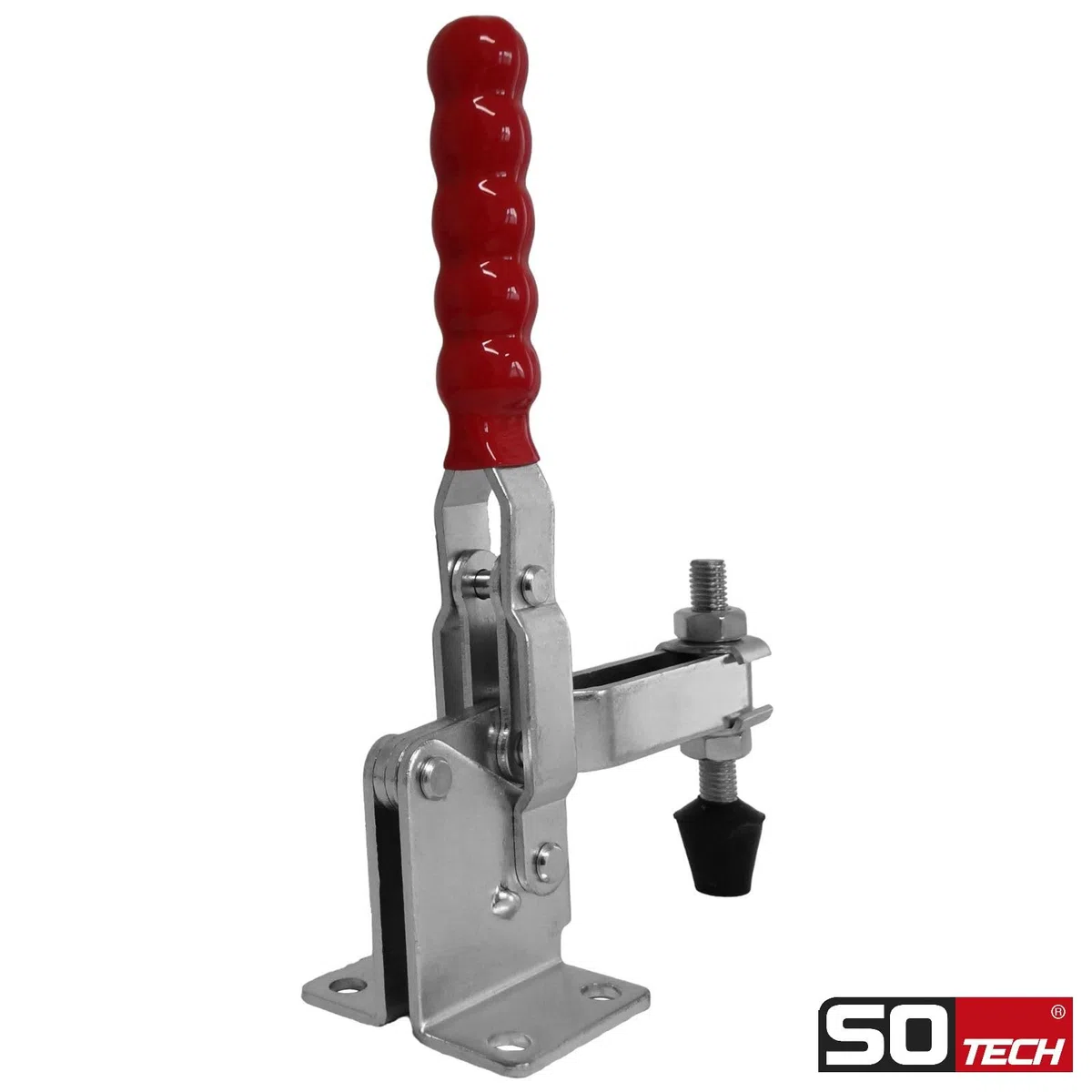 SOTECH 2 pièces Pince de serrage à genouillère Force de maintien jusqu'à 340 kg Serrage rapide vertical Pinces de serrage à genouillère