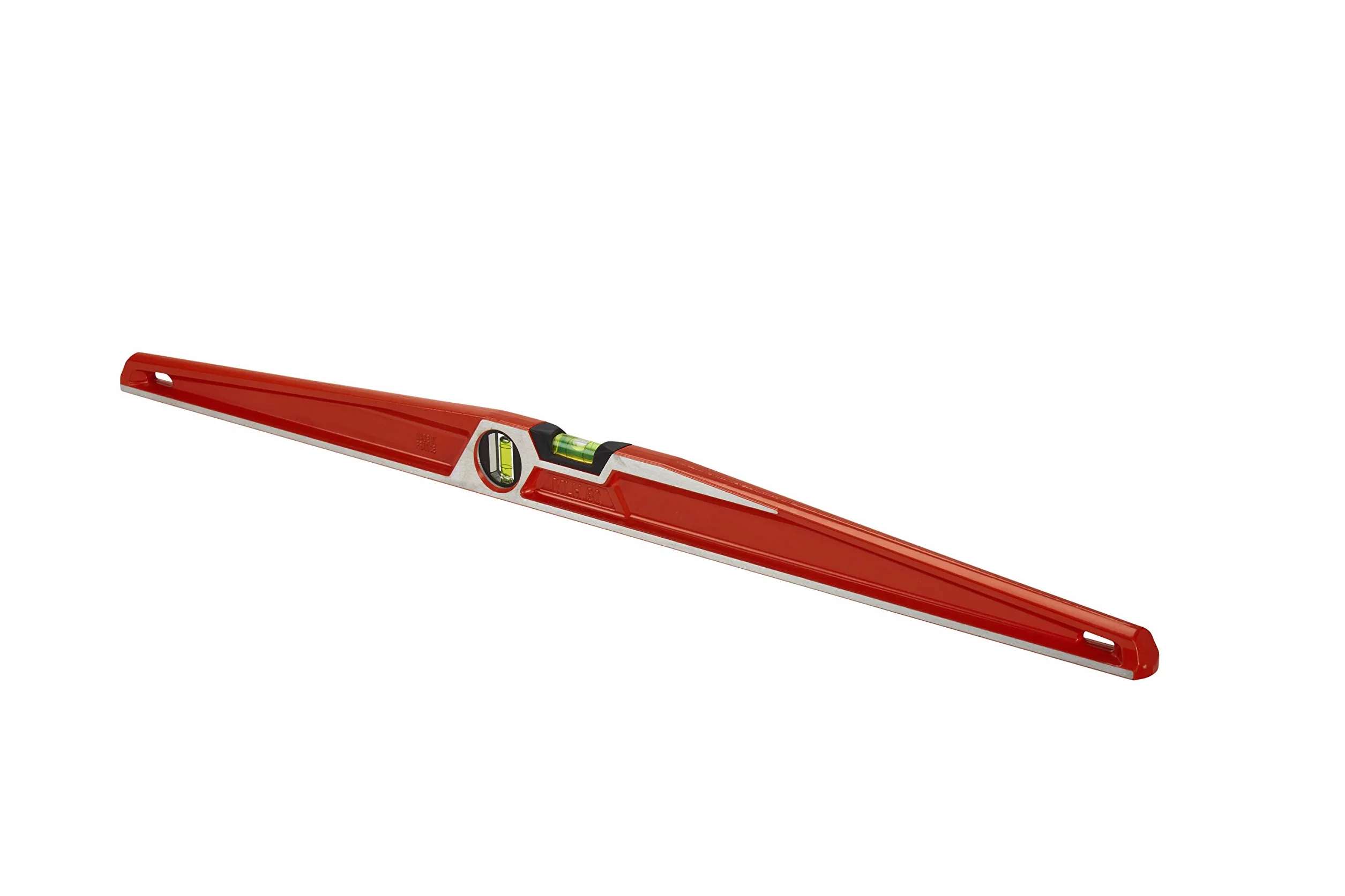 STANLEY 1-42-315 Niveau Trapézoïdal mlh 80 cm Fabriqué en France - Corps massif en Aluminium - Base Large - Grandes Fioles - Semelle Usinée