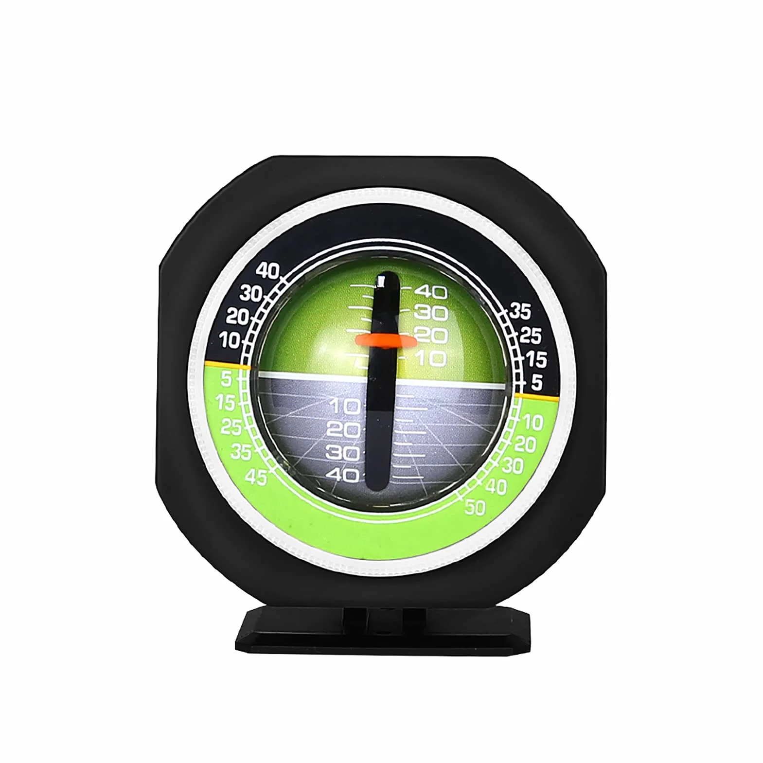 AUTO Inclinomètre d'angle d'équilibreur d'angle de voiture à LED lumineux extérieur Inclinomètre, inclinomètre d'angle d'inclinaison lumineux de 8 x 5,2 3,7 cm pour la conduite de nuitinclinometre ca