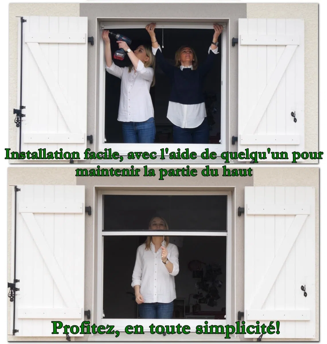 MadeInNature, Moustiquaire PVC enroulable, Châssis blanc, facilement recoupable, Tailles au choix (Châssis Blanc, 1 Moustiquaire Largeur 130cmx160 recoupable)