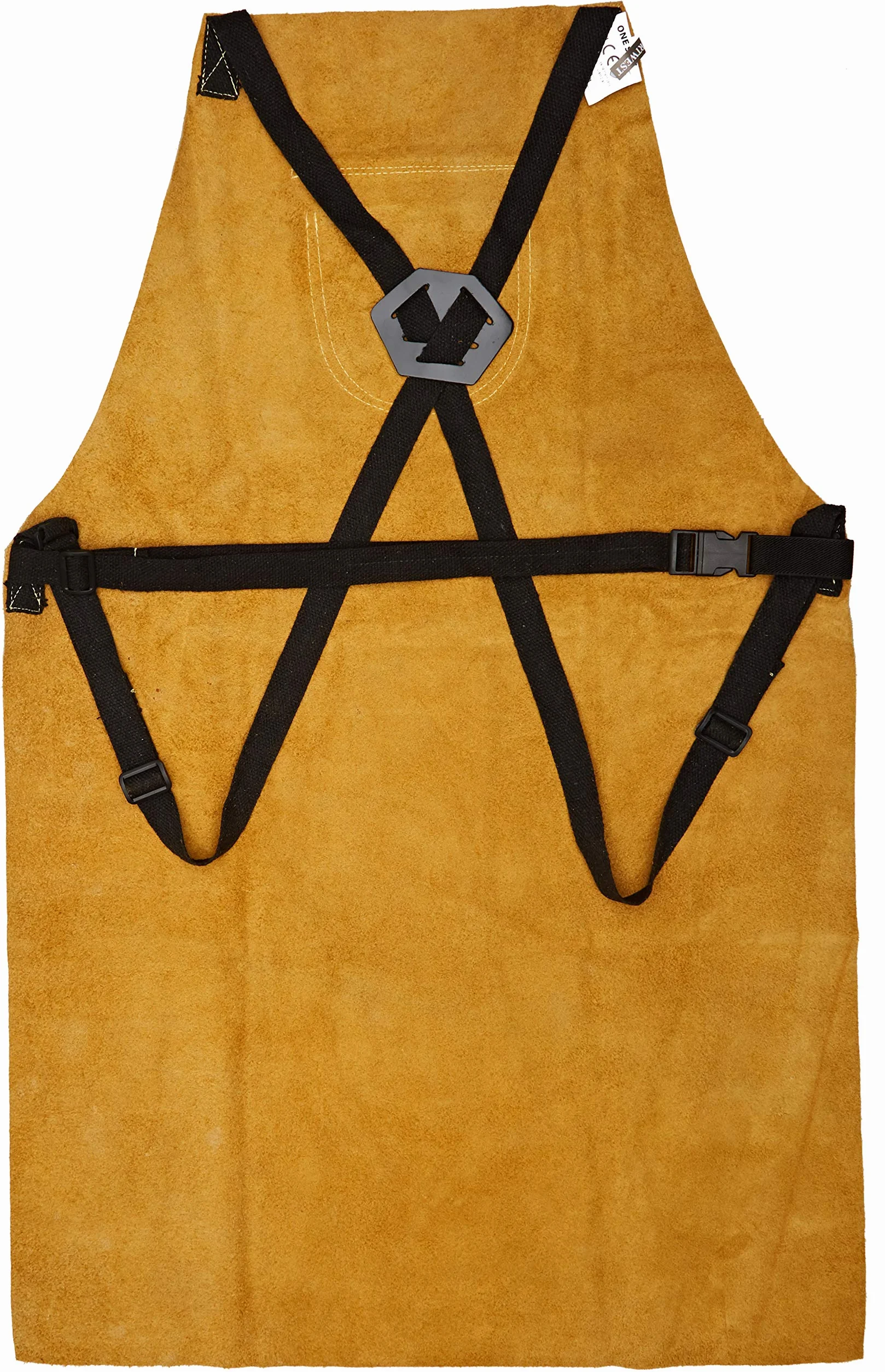 Portwest Leather Welding Apron, Size: One Size, Colour: Tan, SW10TAR