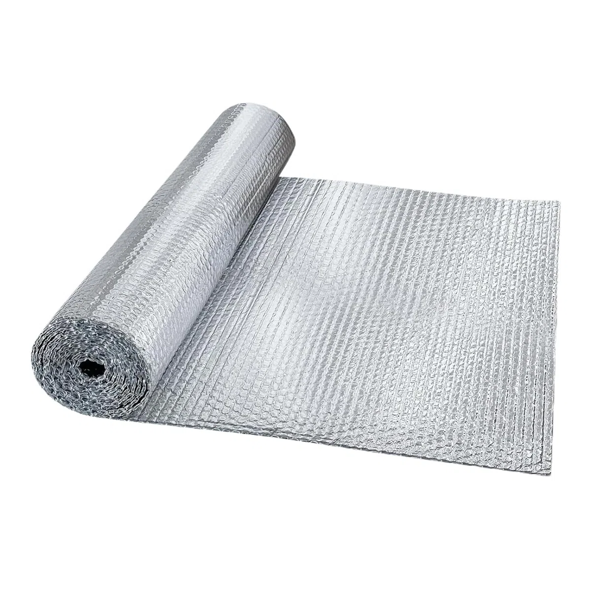 Rouleau d'isolation réfléchissant – Feuille d'isolation thermique double face, feuille d'aluminium pour camping-car, porte de garage, camion, berline automobile
