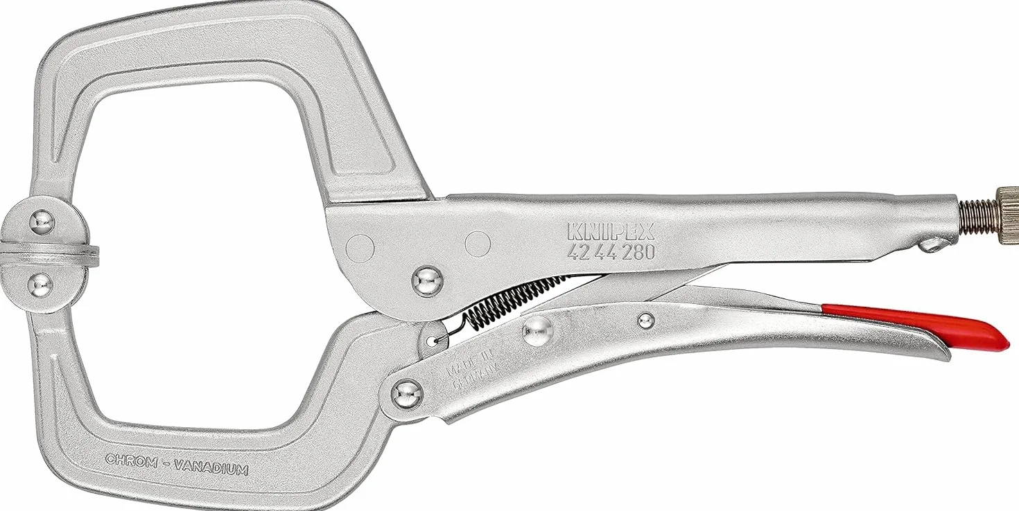 Knipex Pince-étau à souder zinguée 280 mm, 42 44 280