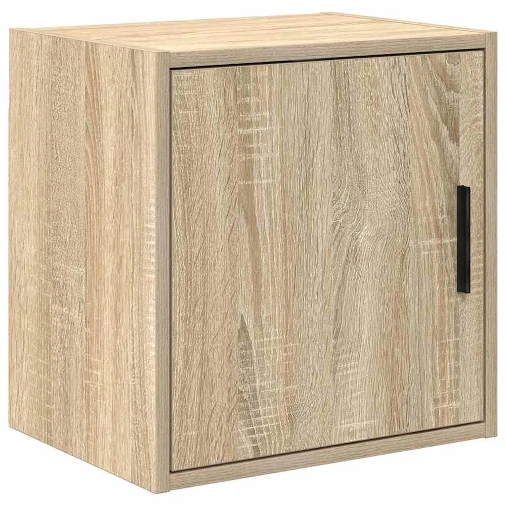 vidaXL Armoire murale de garage chêne sonoma bois d'ingénierie, armoire, placard mural de garage, armoire à outils murale