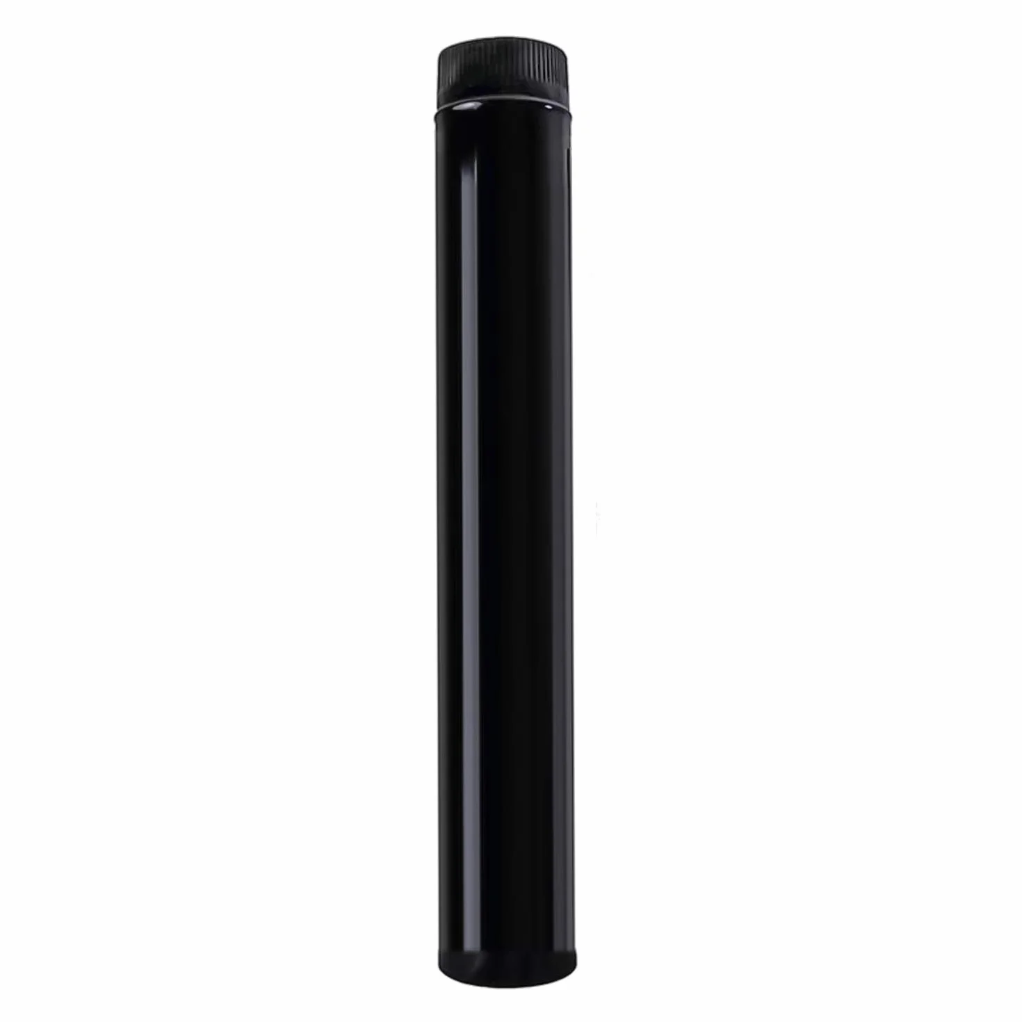 WOLFPACK 22011025 Tube de Poêle noir vitrifié de 130 mm, Cranberry