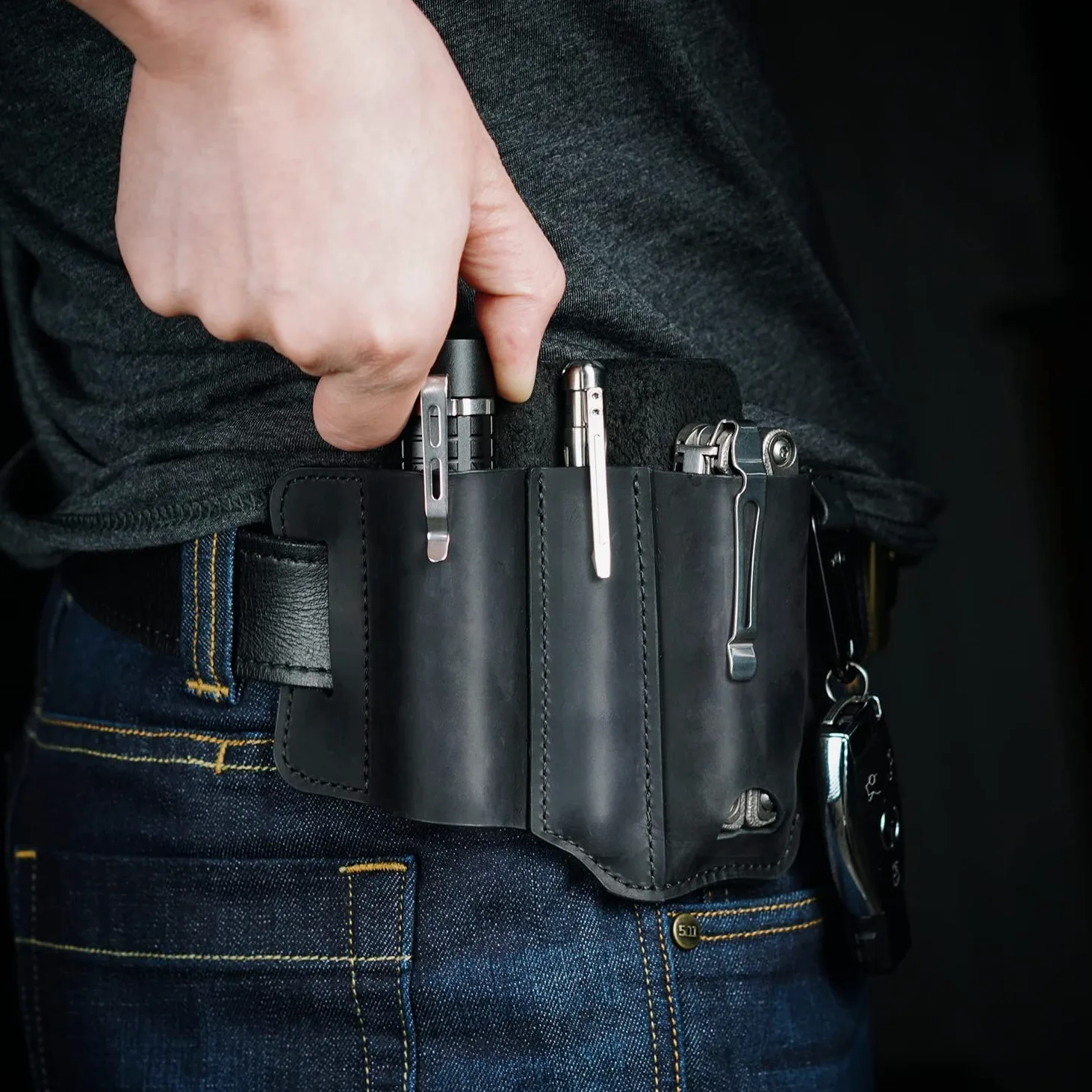VIPERADE PJ29 EDC Gaine en Cuir, Multi-Outils et Étui à Outils