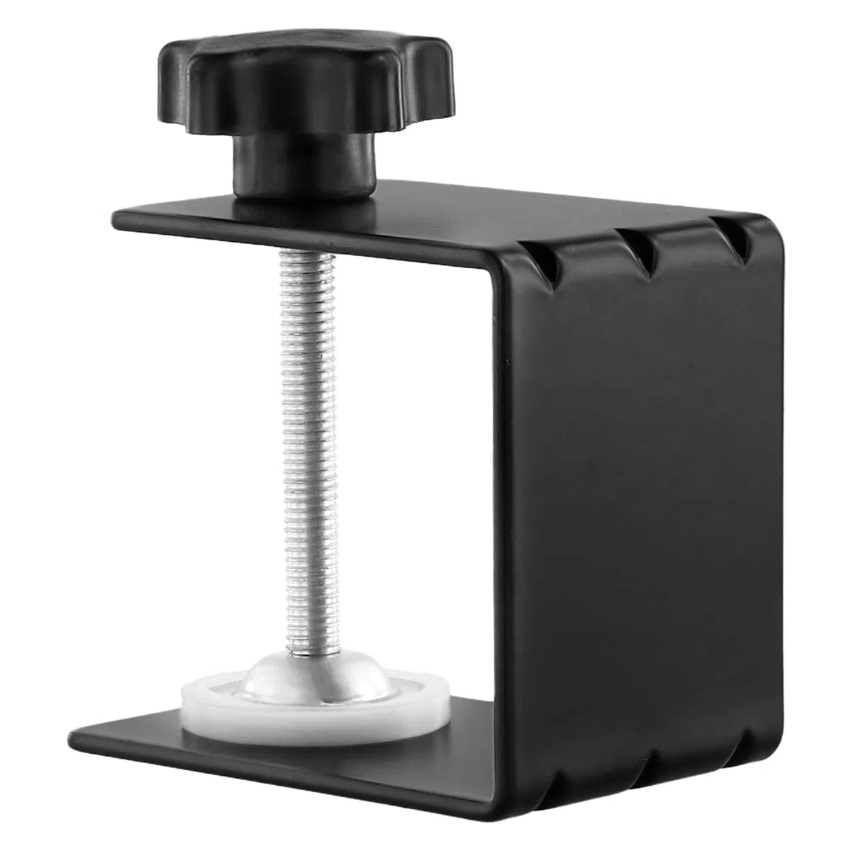SINJEUN Lot de 6 pinces en C noires en acier laminé à froid Tigre pour bureau, clôture, tiroir, installation avant de meubles, armoires, tiroirs