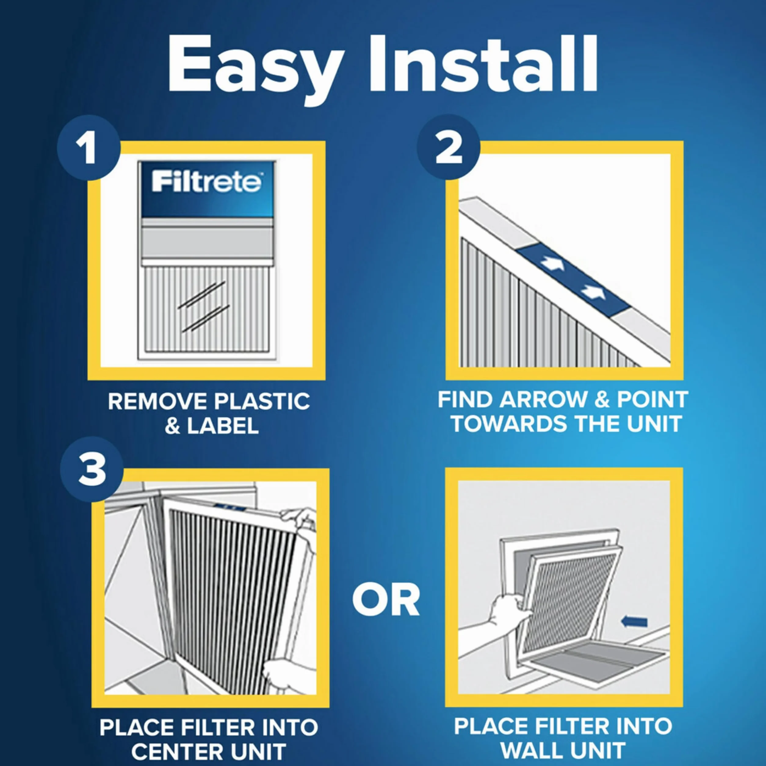 Filtrete BD22-6PK-1E MPR 300 Filtre à air pour four AC, Blanc, 20x30x1