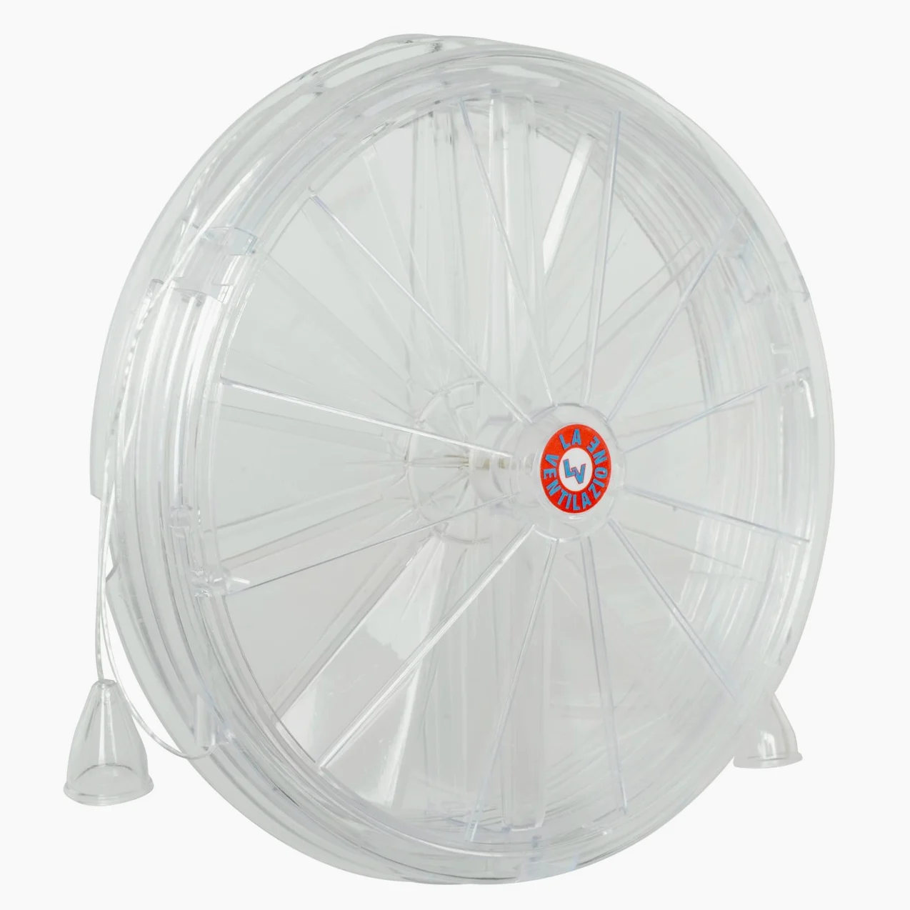 La Ventilazione AE200 Aérateur thermique pour fenêtre funicelles d'ouverture et de fermeture d'air, diamètre 210 mm, transparent simili verre