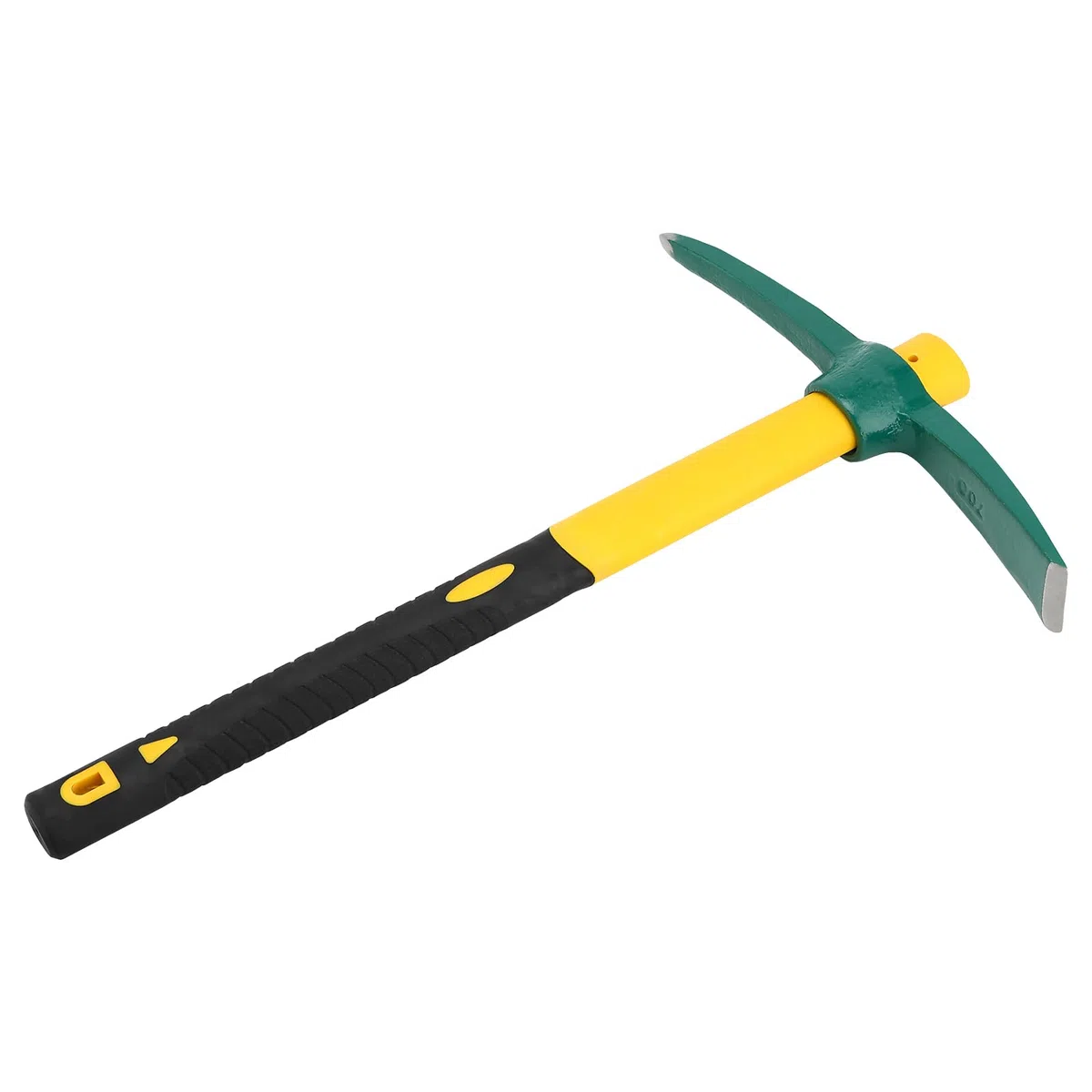 LEXININ Binette à piquer de 45 cm, 0,7 kg avec poignée en plastique en fibre de verre, outil de pioche de jardin pour ameublir le sol, le camping