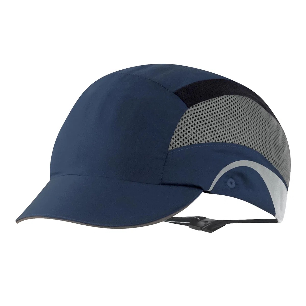 JSP HARDCAP Aerolite Casquette légère - Visière 5 cm - Bleu Marine - Ventilée - Anti-heurt & Coque sécurité en 812 - pour logistique, Maintenance, Industrie & Bricolage - en 812