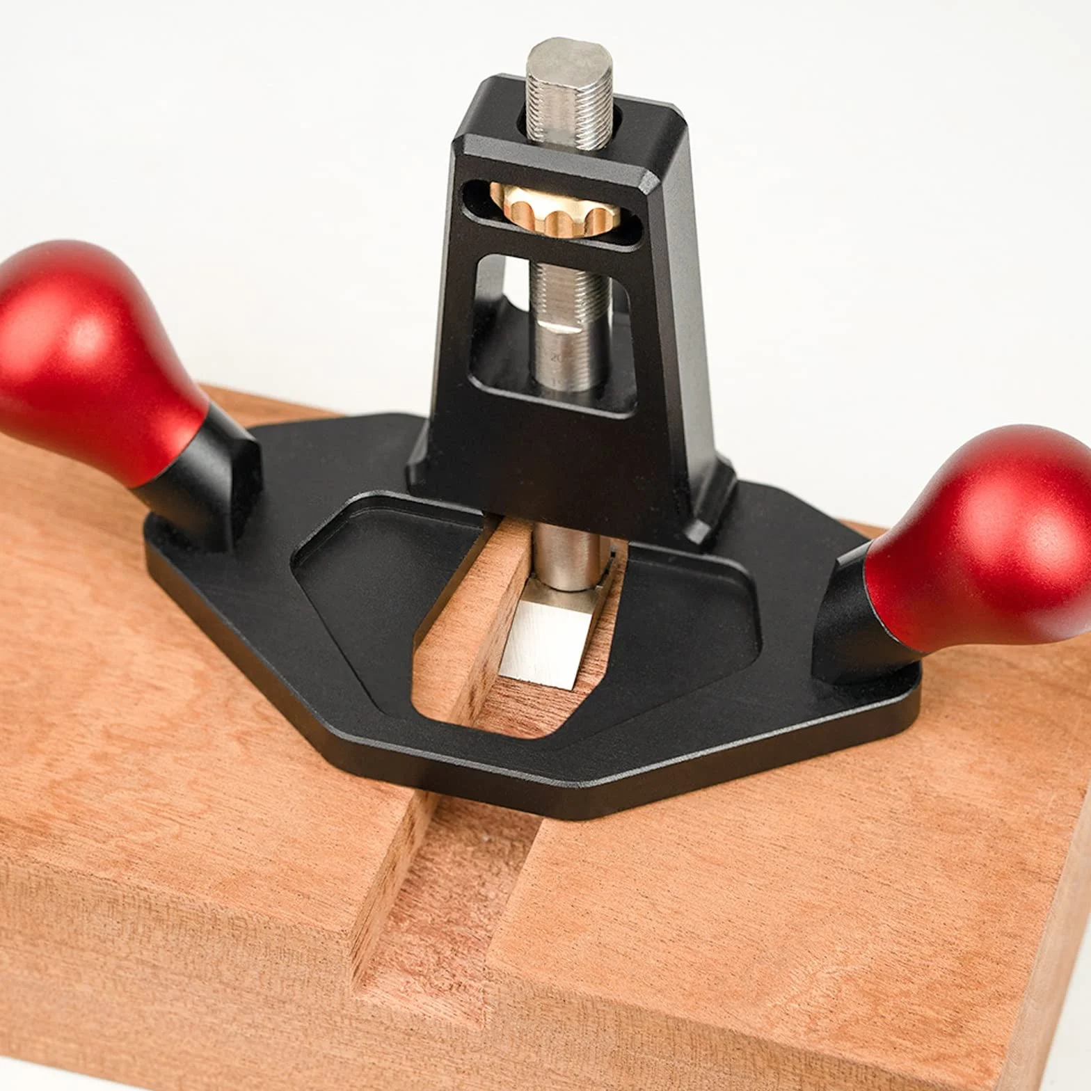 Rabot à Main, Routeur à Main Hobe Router Avion Routeur Avion Outil de Travail du Bois Rabot à Main Portable avec Acier Inoxydable de Haute Qualité pour Bois Profondeur Réglable