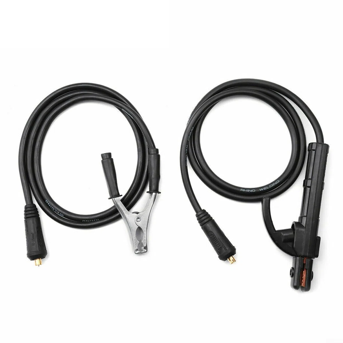 300 A Pince de masse Câble de soudage pour poste à souder MMA Inverter Cuivre/ABS Résistant à la chaleur isolé antidérapant pour construction navale minière Industrie (3 m)