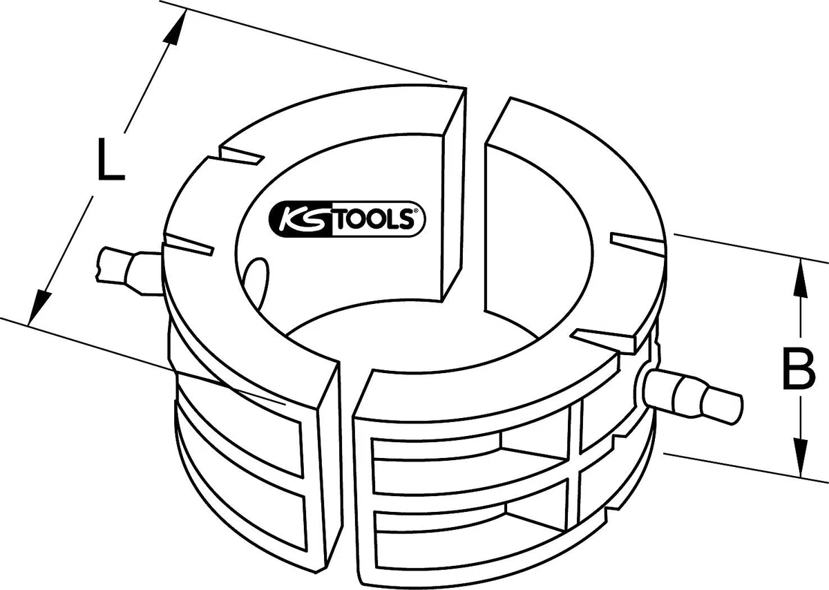 Jeu de mors de serrage pour CK110, 90mm