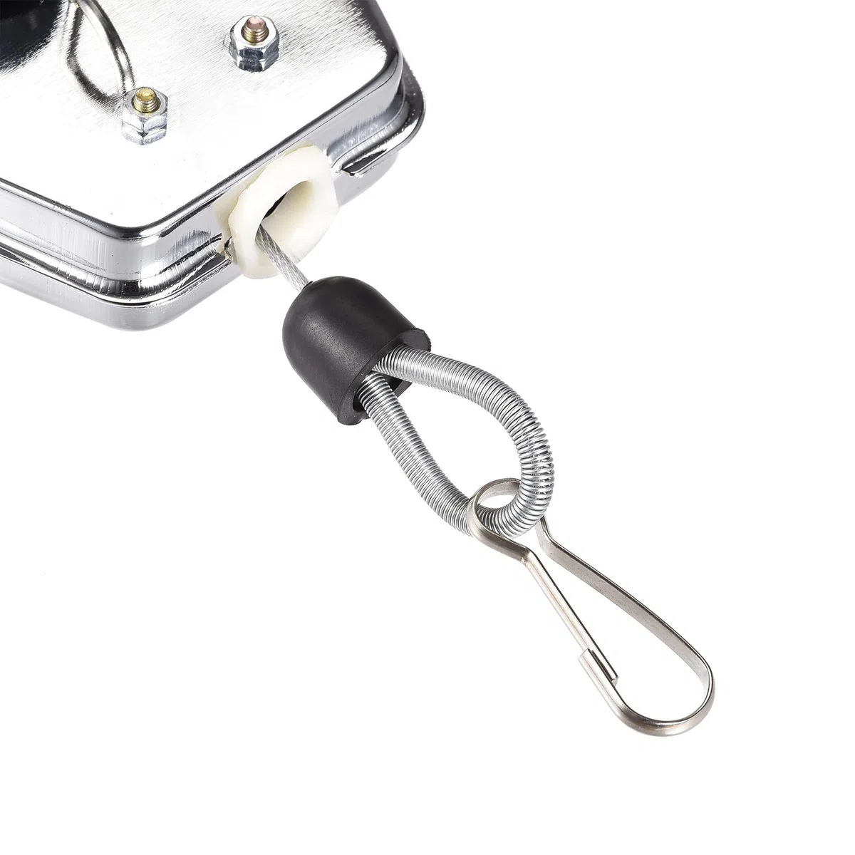 sourcing map Équilibreur à Ressort Rétractable Ressort Balancier Outil Support Suspendu Équipement 1.1-3.3lbs (0.5-1.5kg) Rouge pour Assemblage-ligne avec Raccord Accessoire