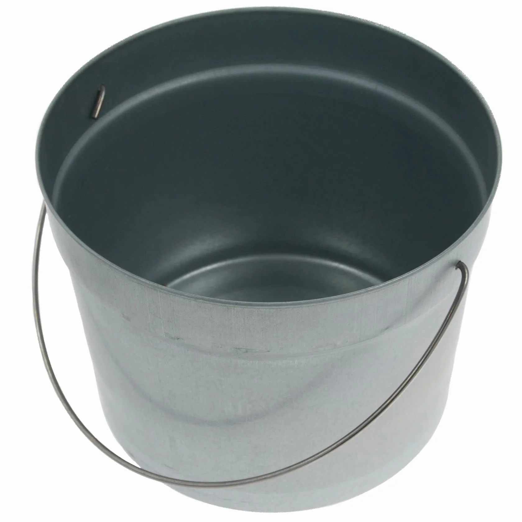 Coral 73711 Endurance Bouilloire en métal galvanisé avec poignée en métal pour peinture et pâte Argenté 2,5 l