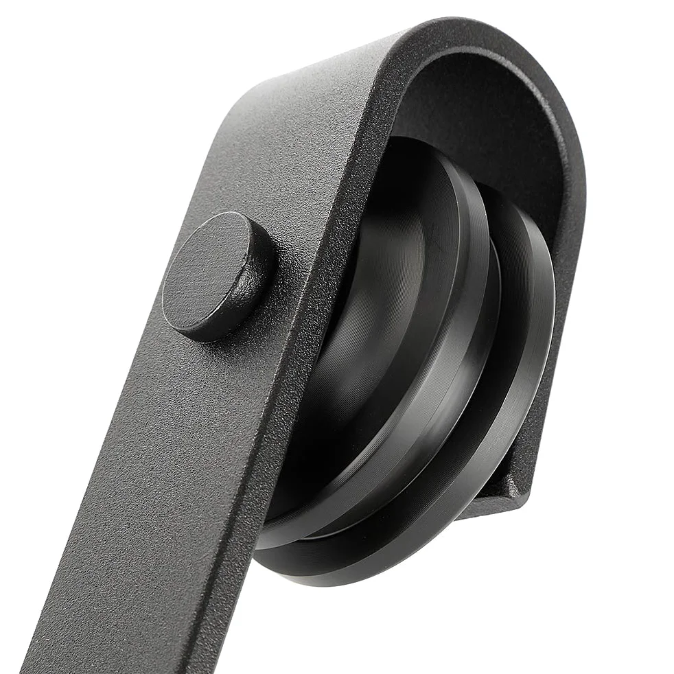 Roulette Porte Coulissante, Accessoires pour Portes Coulissantes, Noir (Roulette kit seulement)