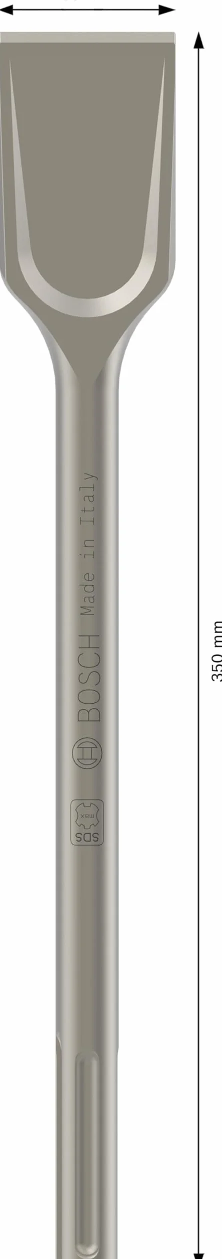 Bosch Accessories 2608690097 Burin plat SDS-max 350 x 50 mm Gris